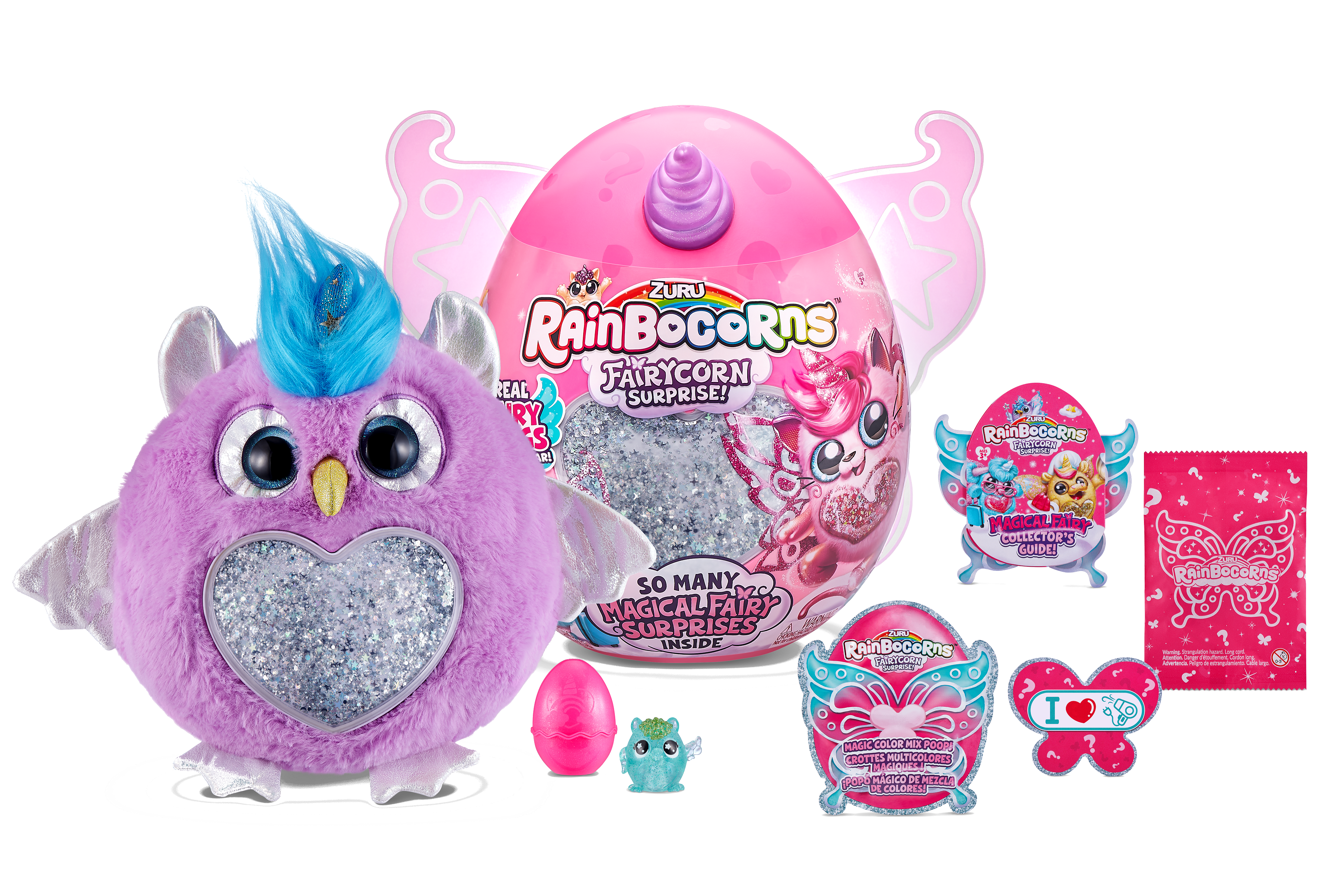 Игровой набор Rainbocorns сюрприз в яйце Fairycorn Surprise (плюш питомец , мини питомец в яйце, слайм, съемные крылышки) цвет фиолетовый— магазин-салютов.рус